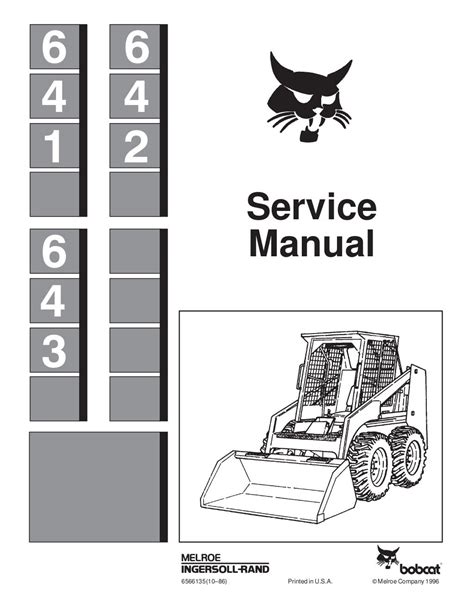 bobcat skid steer 642 manual|1985 bobcat 642 skid steer.